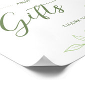 Ranunculus Line Art Gifts & Cards Zeichen Poster (Ecke)