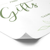 Ranunculus Line Art Gifts & Cards Zeichen Poster (Ecke)