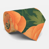 Ranunculus mosaic Personalisiertes Muster Krawatte (Gerollt)