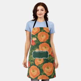 Ranunculus mosaic Personalisiertes Muster Schürze