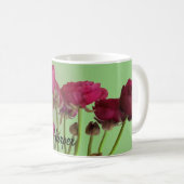 Ranunculus Original Blume Foto V2 für sie Kaffeetasse (VorderseiteRechts)