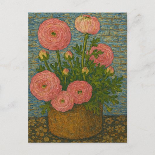 Ranunculus Postcard Postkarte (Vorderseite)