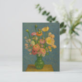 Ranunculus Postcard Postkarte (Stehend Vorderseite)