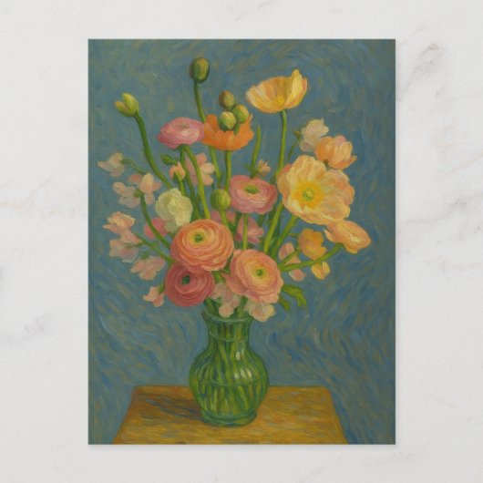 Ranunculus Postcard Postkarte (Vorderseite)
