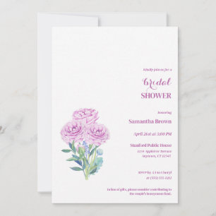 Ranunculus Voll anpassbares Brautparty Einladung