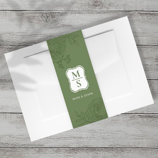 Ranunculus Wedding Invitation Bly Band