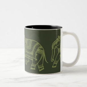 ranzende Elefanten - Tasse