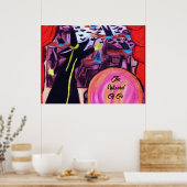 RÄNZUNG DER OZ FLY FLY POSTER (Küche)