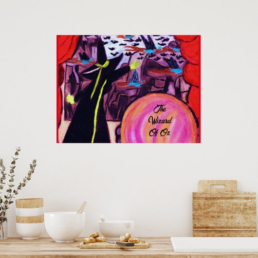 RÄNZUNG DER OZ FLY FLY POSTER (Küche)