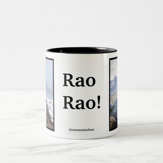 Rao Rao! Zweifarbige Tasse (Mittel)