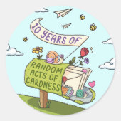 RAOC Umschlag Aufkleber zum 10. Jubiläum (Vorderseite)