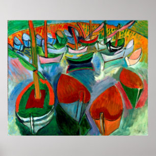 Raoul-Dufy-Boote bei Martigues 1907 Poster