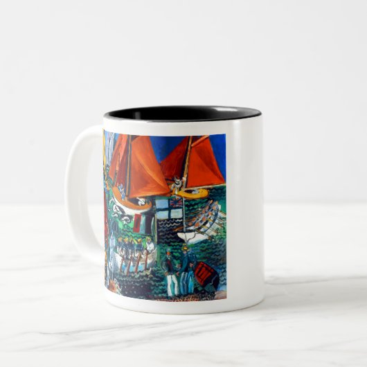 Raoul Dufy Zweifarbige Tasse (Vorderseite Links)