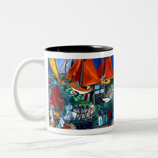 Raoul Dufy Zweifarbige Tasse (Links)