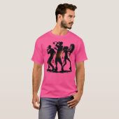 Rap Battle Collection Rapper-Silhouetten T-Shirt (Vorne ganz)