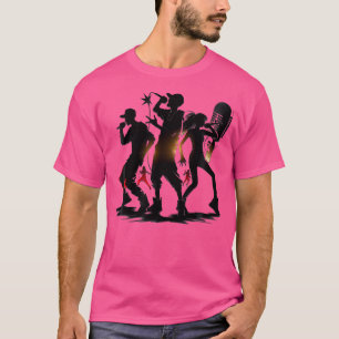 Rap Battle Collection Rapper-Silhouetten T-Shirt