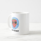 Rap-Beere Funny Rapper Raspberry Pun Kaffeetasse (Vorderseite Links)
