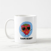 Rap-Beere Funny Rapper Raspberry Pun Kaffeetasse (Links)
