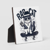 Rap Cat Harmony Fotoplatte (Vorderseite)