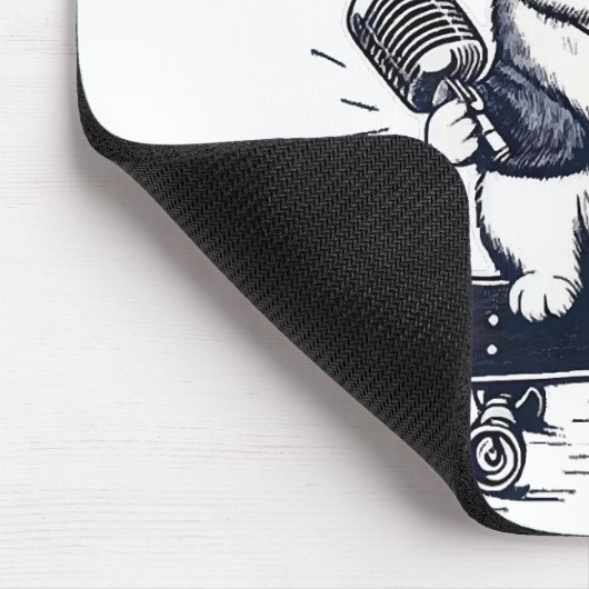 Rap Cat Harmony Mousepad (Ecke)