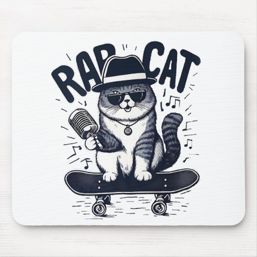 Rap Cat Harmony Mousepad (Vorne)