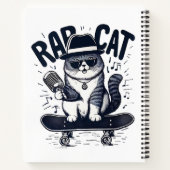 Rap Cat Harmony Notizblock (Rückseite)