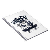 Rap Cat Harmony Notizblock (Rechte Seite)