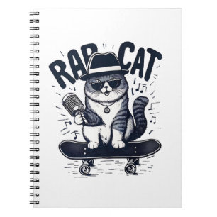 Rap Cat Harmony Notizblock