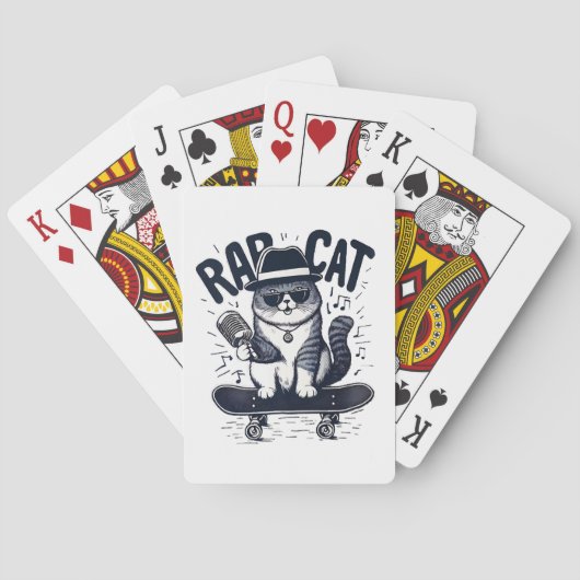 Rap Cat Harmony Spielkarten (Rückseite)