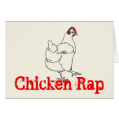 Rap Chicken Funny Music Tanzen Parco Civico-Ciani (Vorderseite (Horizontal))