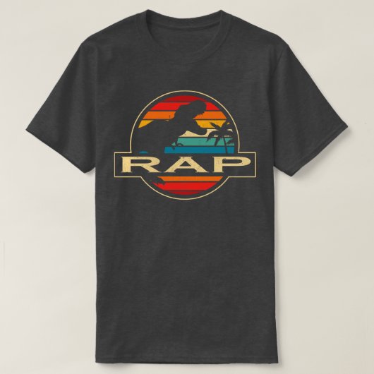 Rap Dinosaur T-Shirt (Design vorne)