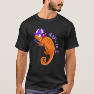 Rap Fliese Rapper Reptil Hip-Hop-Musik Herpetologe T-Shirt