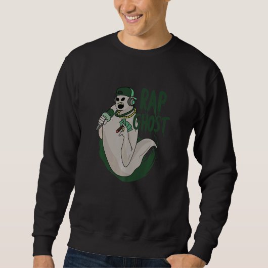 Rap Ghost Sweatshirt (Vorderseite)