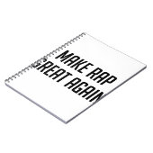 Rap groß wieder notizblock (Linke Seite)