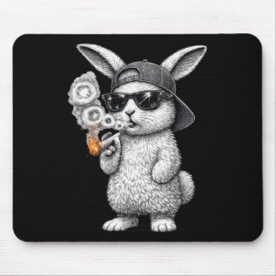 Rap Hip Hop Rauchen Osterhase Cool Männer Frauen U Mousepad