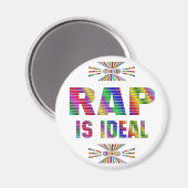 RAP ist ideal Magnet (Vorderseite/Rückseite)