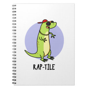 Rap-Kachel Funny Reptile Lizard Pun Notizblock
