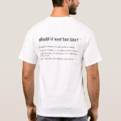 RAP Meister T-Shirt (Rückseite)
