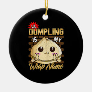 Rap Name Lil Dumpling Funny Hip Hop Quote Tank Top Keramik Ornament