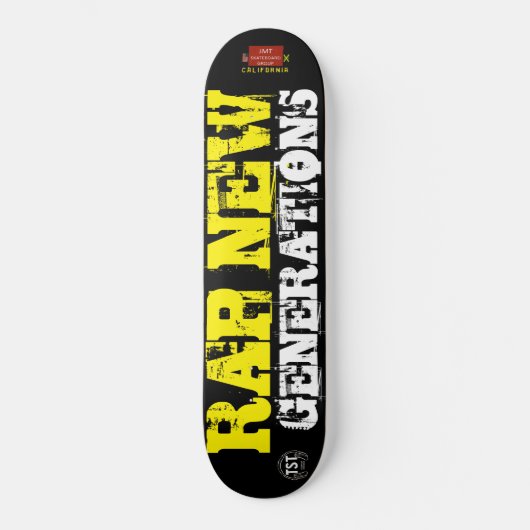 RAP NEUE GENERATIONEN SKATEBOARDS / JMT USA (Vorderseite)
