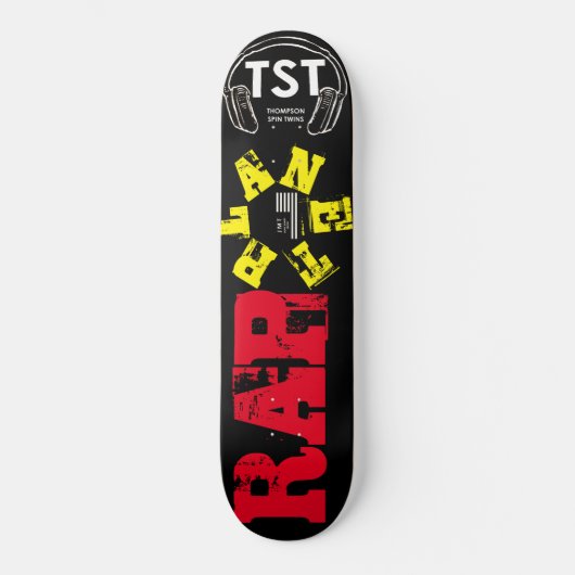 RAP PLANET Skateboard (Vorderseite)