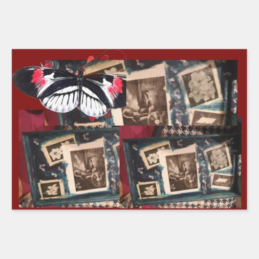 Rap-Wrapping-Papier-Flachblatt-Set 3 Geschenkpapier Set (Vorderseite)