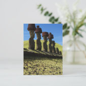 Rapa Nui Artefakte, Osterinsel Postkarte (Stehend Vorderseite)