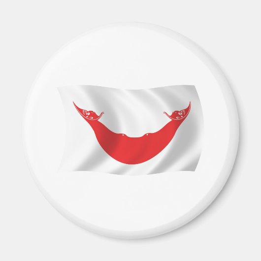 Rapa Nui Flag Magnet (Vorne)