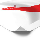 Rapa Nui Flag Poster Print (Ecke)