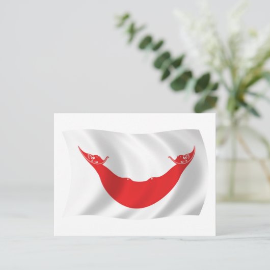 Rapa Nui Flag Postkarte (Stehend Vorderseite)