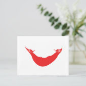 Rapa Nui Flag Postkarte (Stehend Vorderseite)