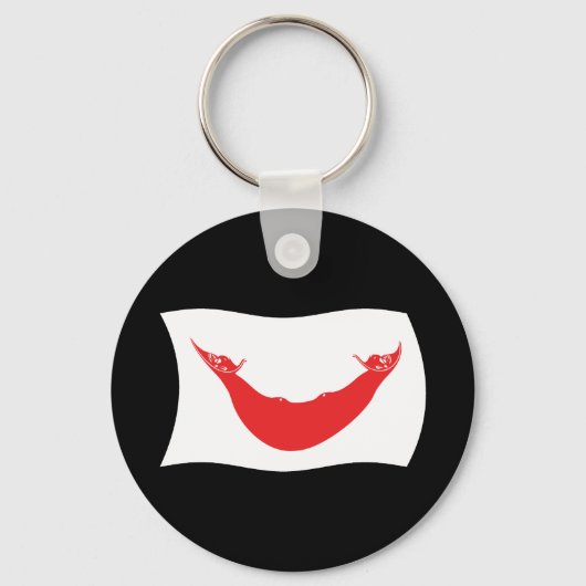 Rapa Nui Flag Schlüsselanhänger (Vorderseite)