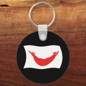 Rapa Nui Flag Schlüsselanhänger (Vorderseite)