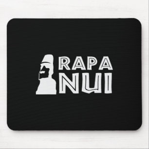Rapa Nui Moai Osterinsel Polynesien Happy Oster Mousepad